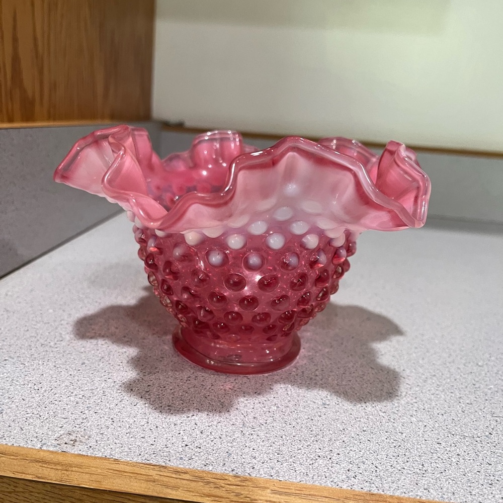 Vintage Fenton glass bowl
